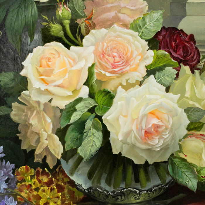Author's oil painting "Summer Bouquet"