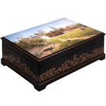 Ларец "Московский дворик" Городилин, Федоскино