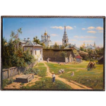 Ларец "Московский дворик" Городилин, Федоскино