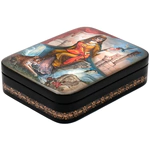 Шкатулка "Царица Савская" Фролов, Федоскино