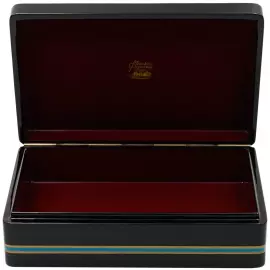 Шкатулка "Морской порт Сочи" Краснослободцева, Федоскино