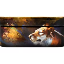 Nefertiti Jewelry box by Piastolov, Fedoskino