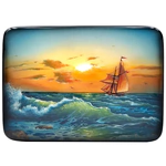 Шкатулка "Парусник" Трошина, Федоскино