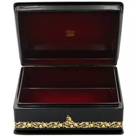 Шкатулка "Чаепитие" Беловодова, Федоскино