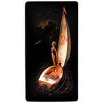 Шкатулка "На яхте" Краснослободцева, Федоскино