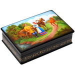 Шкатулка "Водовоз" Чистова, Федоскино