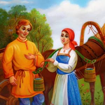 Шкатулка "Водовоз" Чистова, Федоскино