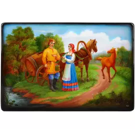 Vodovoz box by Chistov, Fedoskino