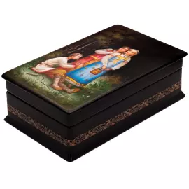 The box "Lelya's Song" by Volokhin, Fedoskino