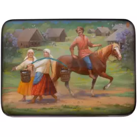 Leonov's Boyfriend jewelry box, Fedoskino