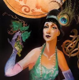 Korsakov's Akhmatova Jewelry Box, Fedoskino