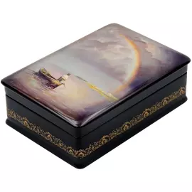 The Rainbow jewelry box by Kuznetsov, Fedoskino