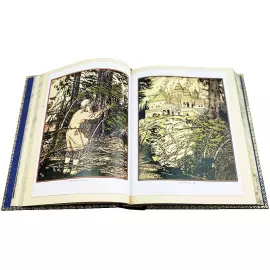 Книга в кожаном переплете "Ваш Пушкин" в футляре