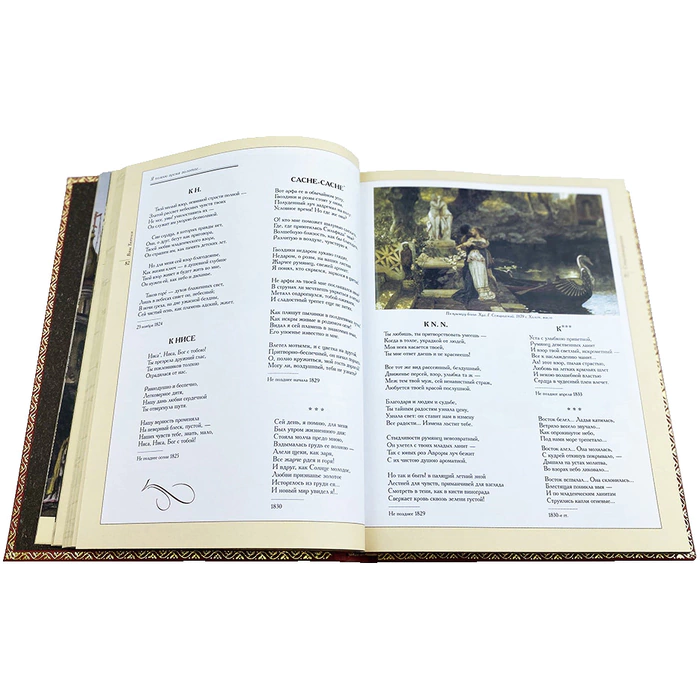 Книга в кожаном переплете "Ваш Тютчев" в футляре