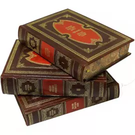 Книги в кожаном переплете "Сказки народов мира" в 10-ти томах