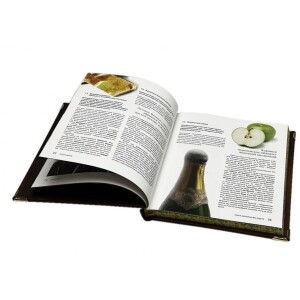 Книга в кожаном переплете "Вино. Оз Кларк.  Новый полный справочник"