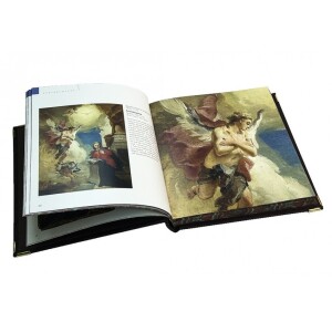 Книга в кожаном переплете "Рождественские сюжеты. Эрмитаж"