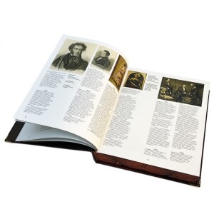 Книга в кожаном переплете "Русский театр 1824-1941" в коробе
