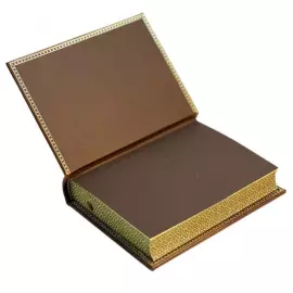Gift set: leather-bound book "The Holy Gospel" with an icon