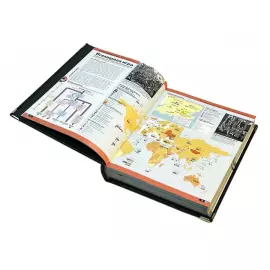 Книга в кожаном переплете "Футбол. Самая полная энциклопедия" в коробе