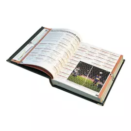 Книга в кожаном переплете "Футбол. Самая полная энциклопедия" в коробе