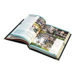 The leather-bound book "Football. The most complete encyclopedia" in a box