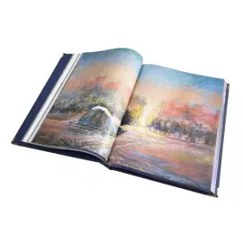 Книга в кожаном переплете "Алексей Леонов. Человек и космос. Альбом" в коробе