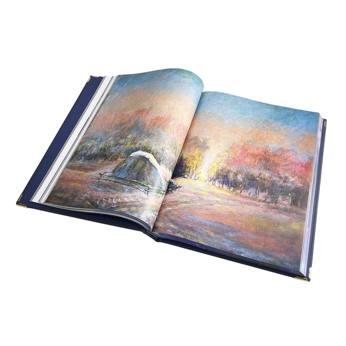 A leather-bound book by Alexey Leonov. Man and space. The album is " in the box