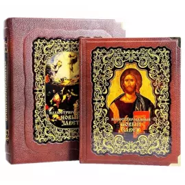 The Illustrated New Testament, a leather-bound book