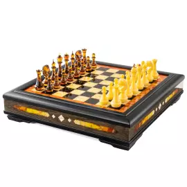 Шахматный ларец из серого дуба "Аристократ"