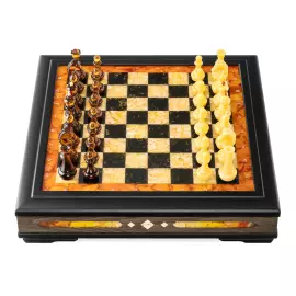 Шахматный ларец из серого дуба "Аристократ"