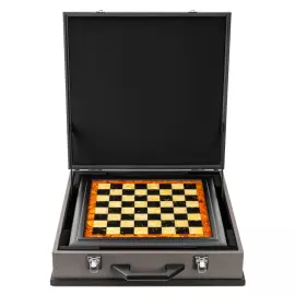 Шахматный ларец из серого дуба "Аристократ"