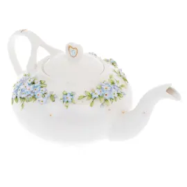 Набор чайный из фарфора "Император цветочный. Незабудки" на 6 персон, 14 предметов, в подарочной коробке