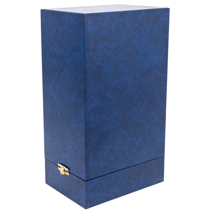 Mantel clock-box made of serpentine "Birds" Zlatoust