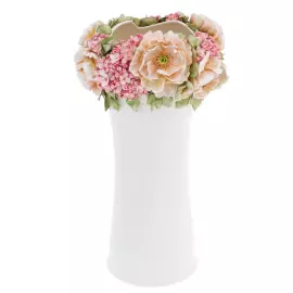 Ваза фарфоровая "Праздник. Шиповник и сирень"