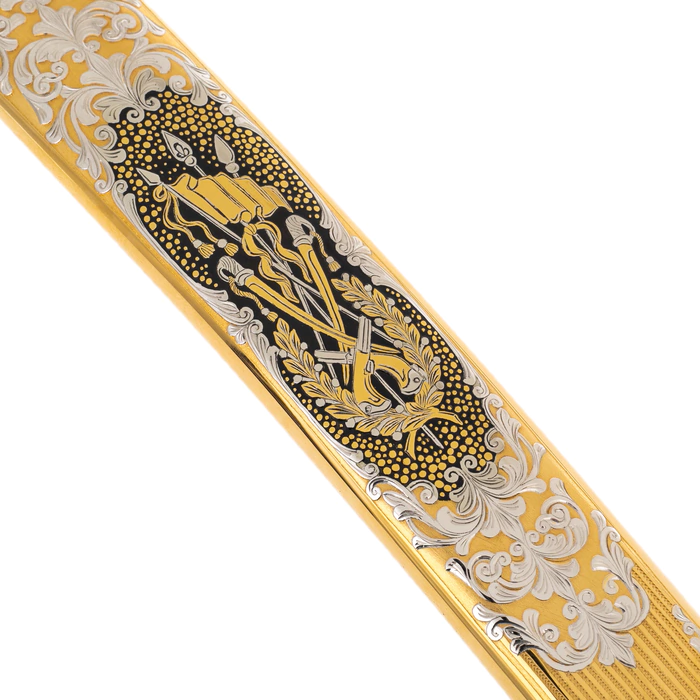 Damascus steel saber "Gift" Zlatoust