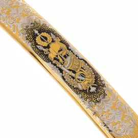 Шашка из дамасской стали "Подарочная" Златоуст