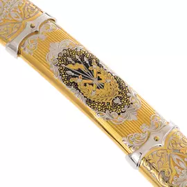 Шашка из дамасской стали "Подарочная" Златоуст