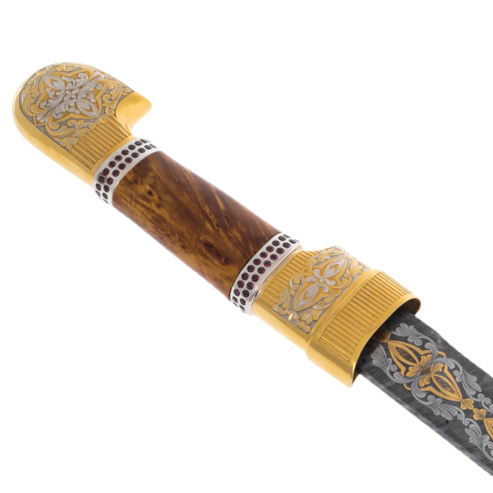 Damascus steel saber "Gift" Zlatoust