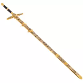 Меч из дамасской стали "Святая Русь" Златоуст