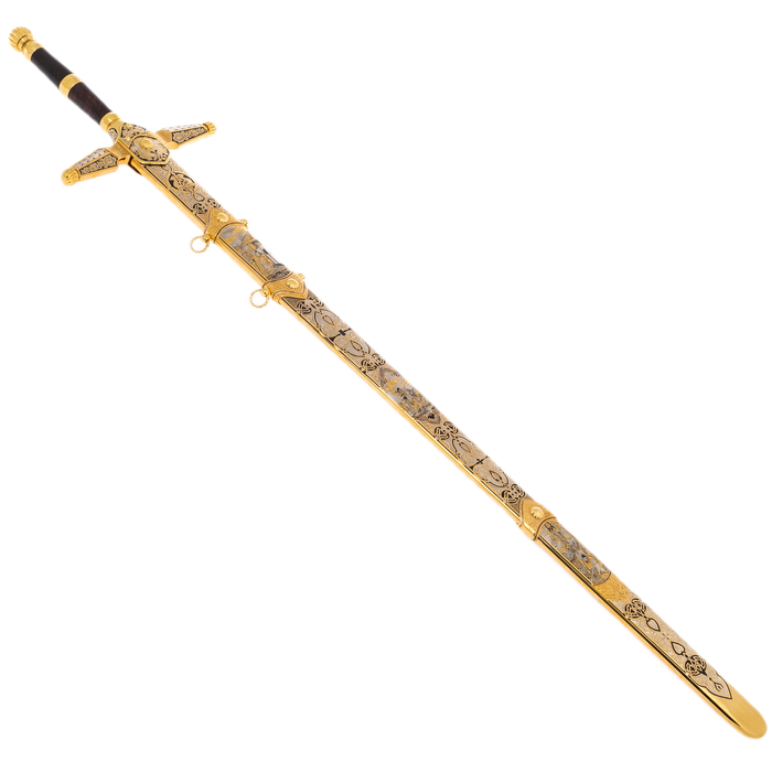 Sword made of Damascus steel "Holy Russia" Zlatoust