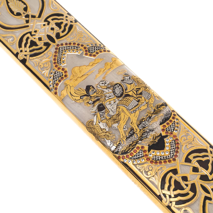 Sword made of Damascus steel "Holy Russia" Zlatoust