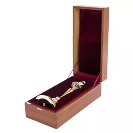 Набор подсвечников из родонита "Царские" Златоуст