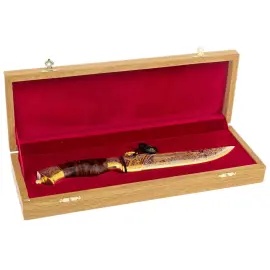 Нож из дамасской стали "Сокол" Златоуст