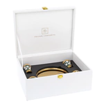 Silver liqueur set "Floral"