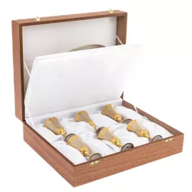 Набор фужеров "Нефритовый" на 6 персон, Златоуст