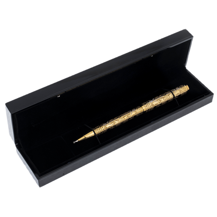Gift pen "Patterns" in a case, Zlatoust