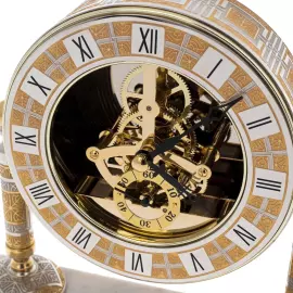 Часы "Скелетон. Золото" с ручкой, Златоуст