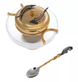 Икорница большая "Осетровая" Златоуст