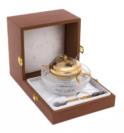 Икорница большая "Осетровая" Златоуст